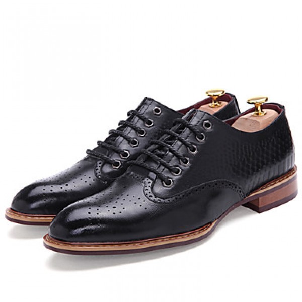 Men's Shoes Office & Career / Party & Evening / Casual Oxfords Black / Brown  